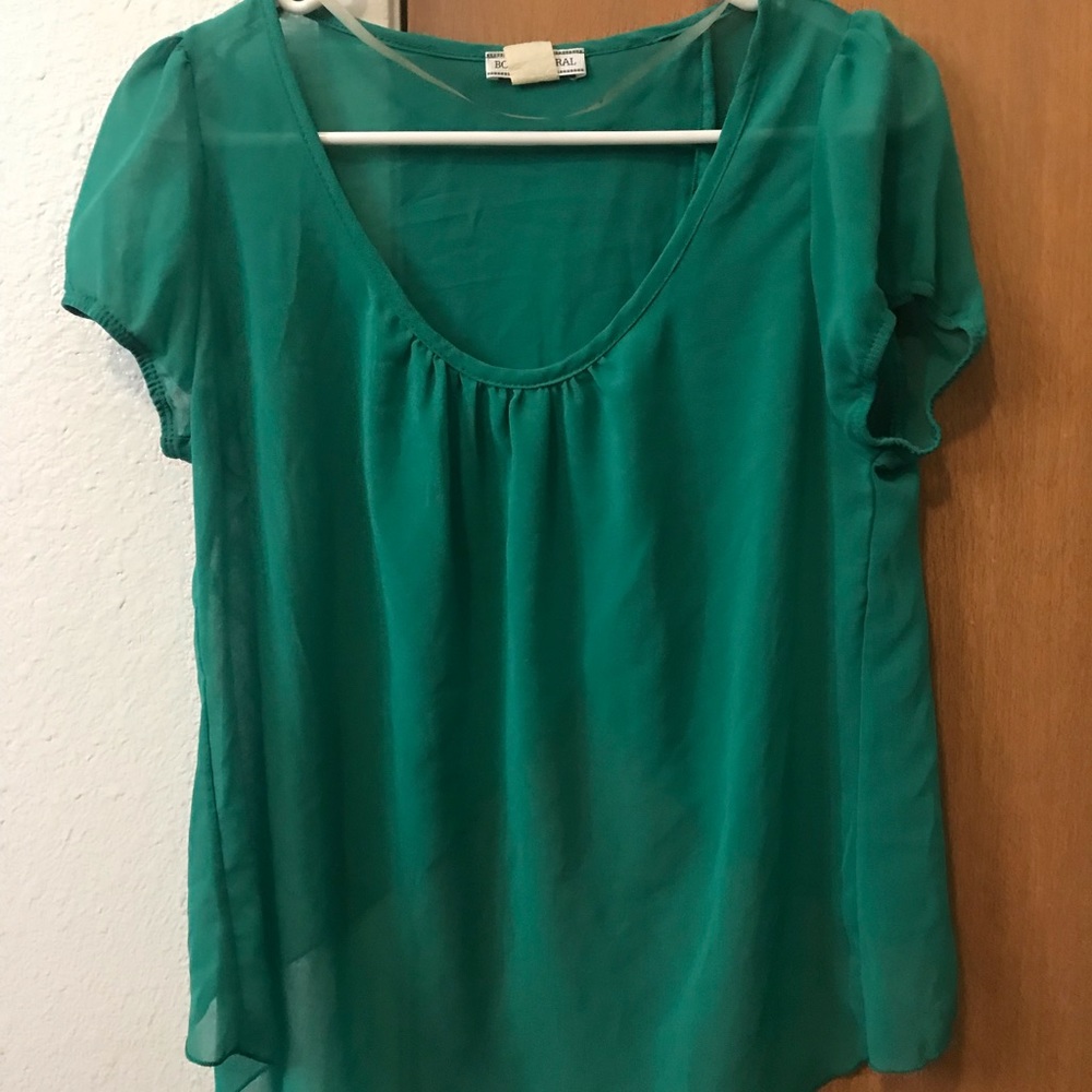 Flowy green t shirt